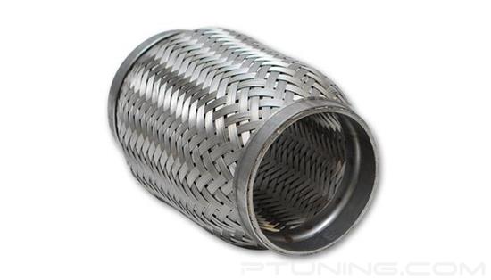 Picture of Flex Coupling with Inner Braid Liner, 1.75" ID Inlet/Outlet, 6" Flex length, Stainless Steel