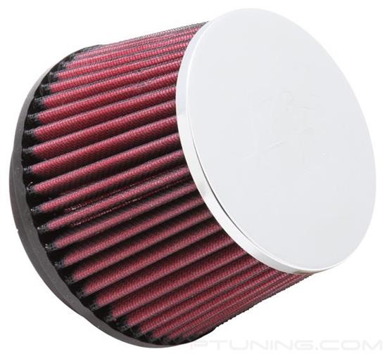 Picture of Round Tapered Red Air Filter (3.938" F x 5.438" B x 4.5" T x 3.625" H)