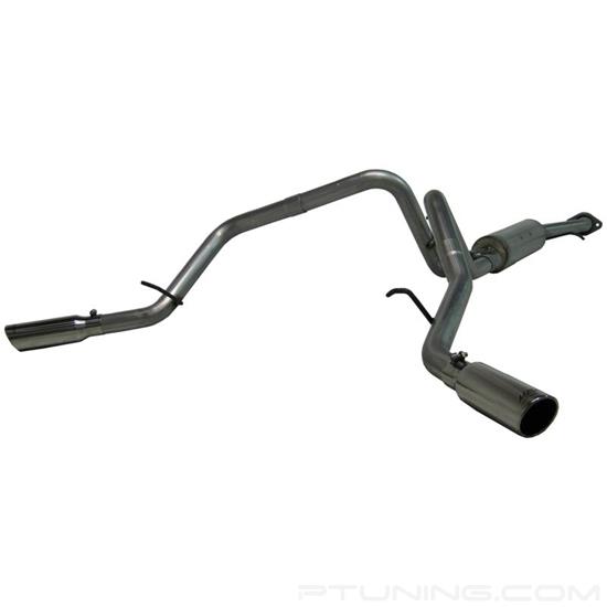 Picture of Installer Series Aluminized Steel Cat-Back Exhaust System with Split Side Exit