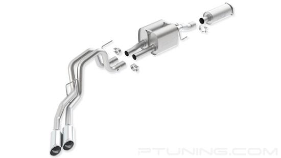 Picture of Touring Stainless Steel Cat-Back Exhaust System with Dual Side Exit