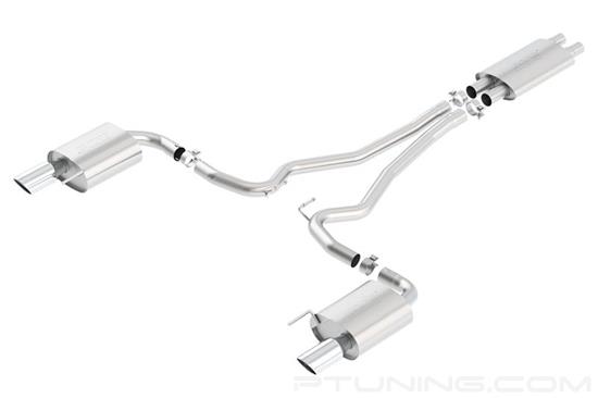 Borla 140589 - Touring Stainless Steel Cat-Back Exhaust System with ...