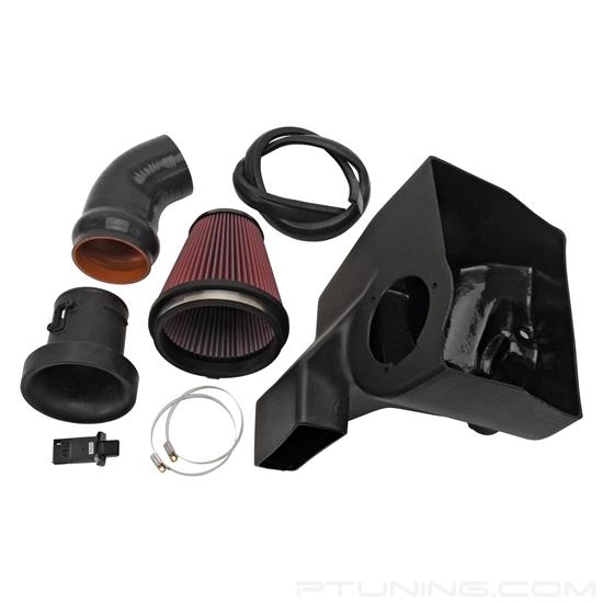 Picture of E-Force Competition Plastic Black Cold Air Intake System with Red Filter