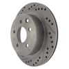 Picture of Select Sport Drilled and Slotted 1-Piece Rear Passenger Side Brake Rotor